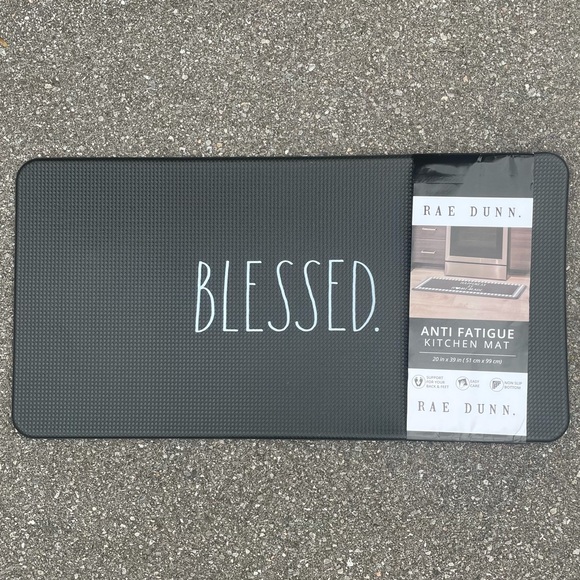 Rae Dunn BLESSED Anti Fatigue Kitchen mat